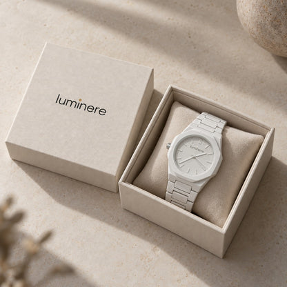 Luminere Oslo White — na caixa