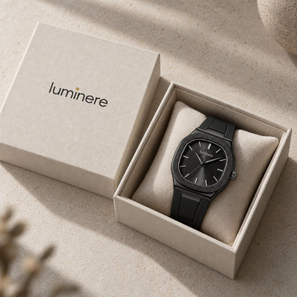 Luminere Bergen Black — na caixa