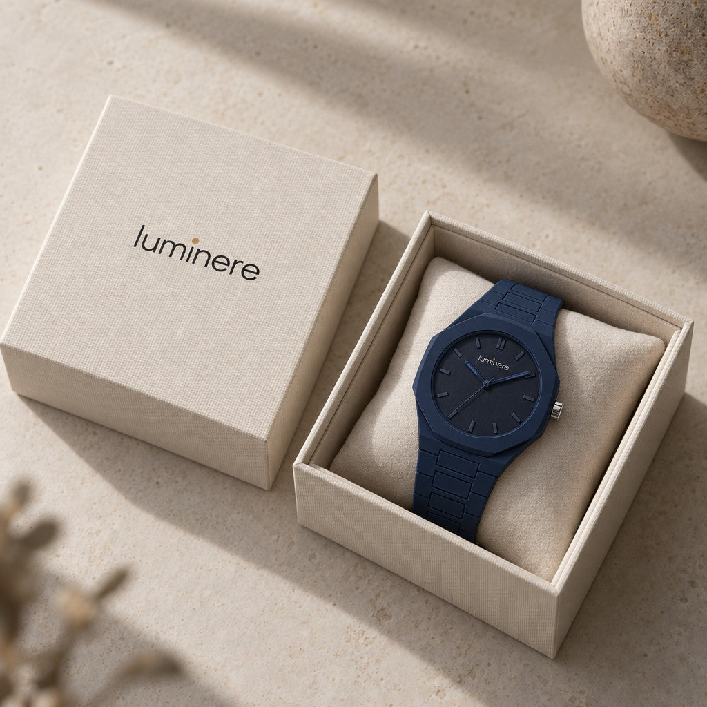Luminere Oslo Blue — na caixa