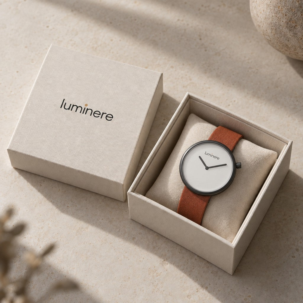 Luminere Lagom Brown — na caixa