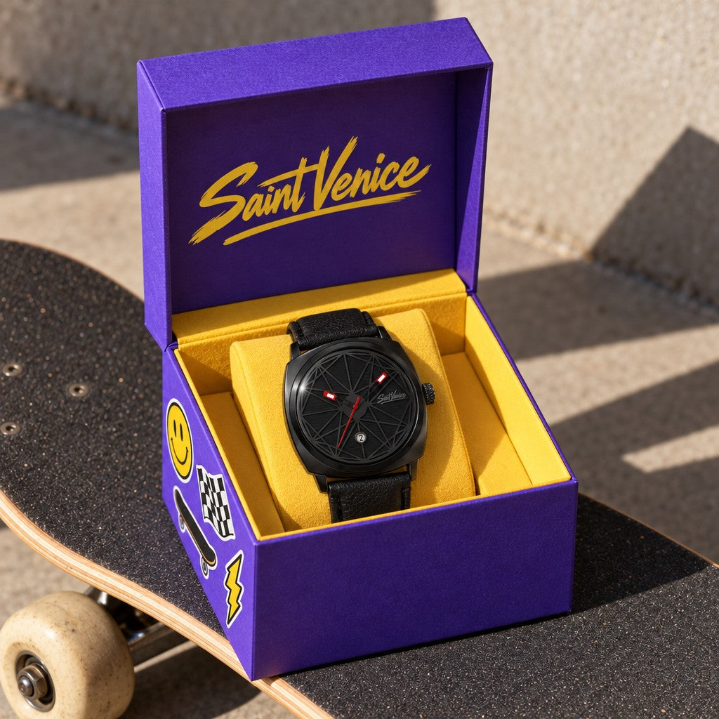 Saint Venice Grind Black — na caixa