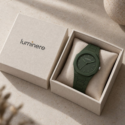Luminere Oslo Green — na caixa