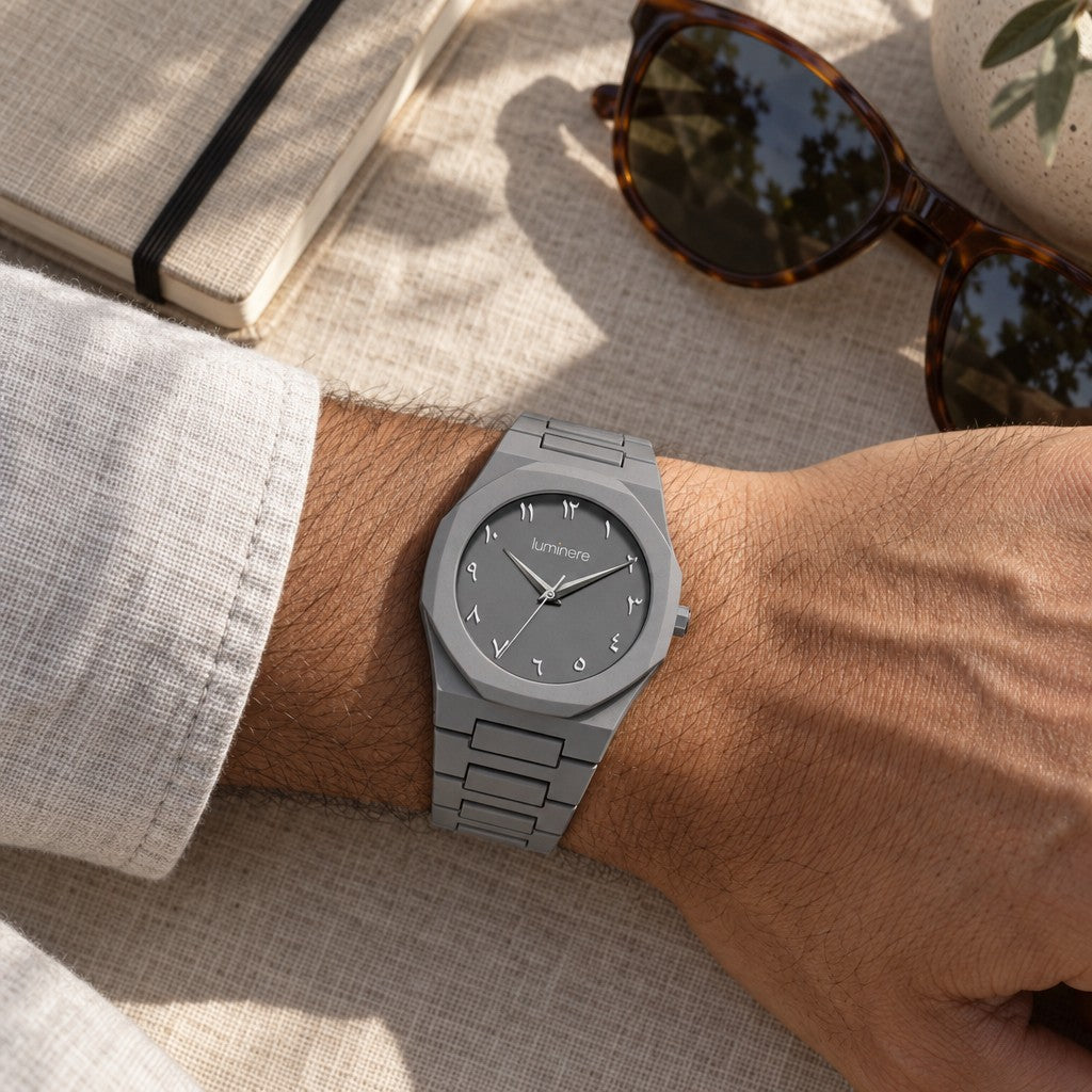 Luminere Oslo Gray — em uso