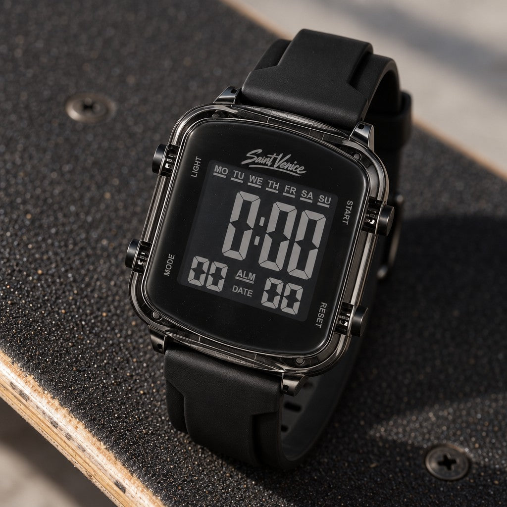 Saint Venice Pixel Black — detalhe