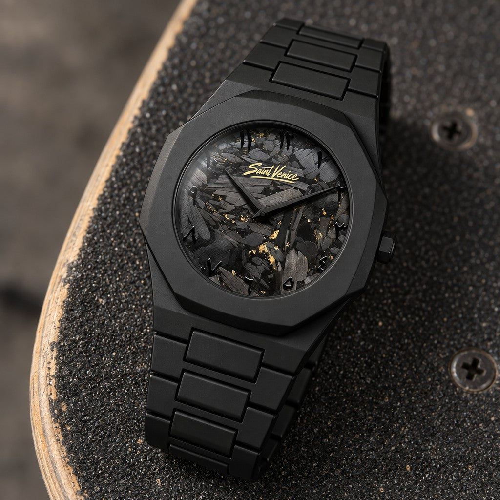Saint Venice Heelflip Black — detalhe