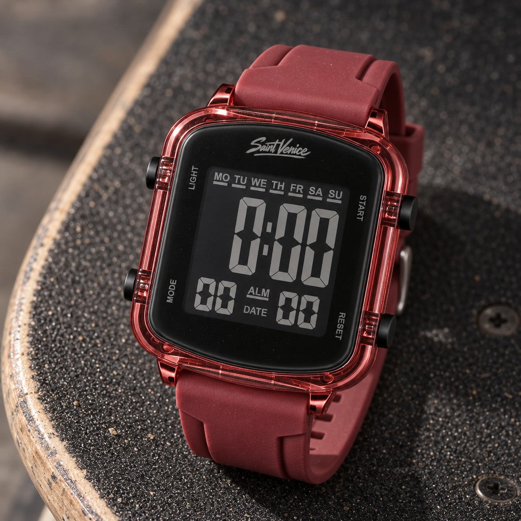 Saint Venice Pixel Red — detalhe