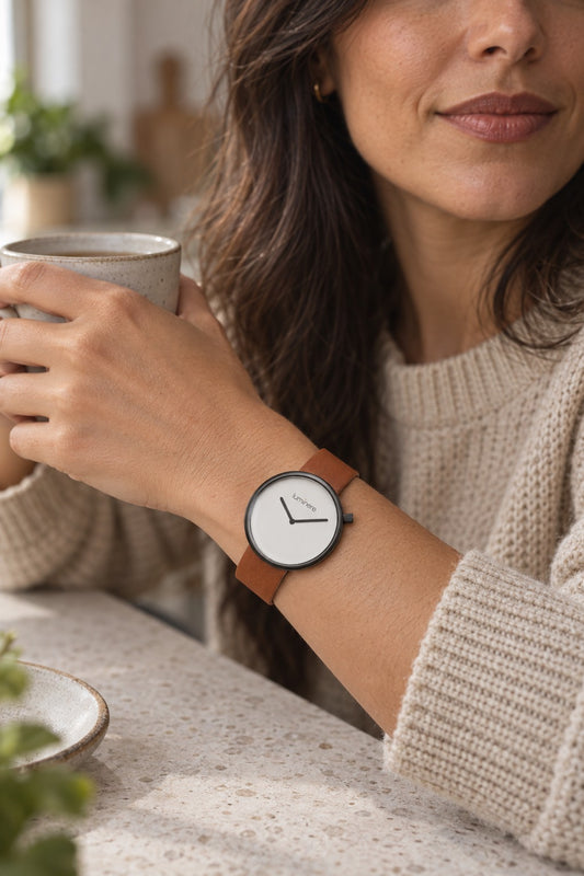 Luminere Lagom Brown — no pulso
