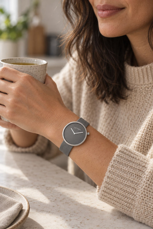 Luminere Lagom Grey — no pulso
