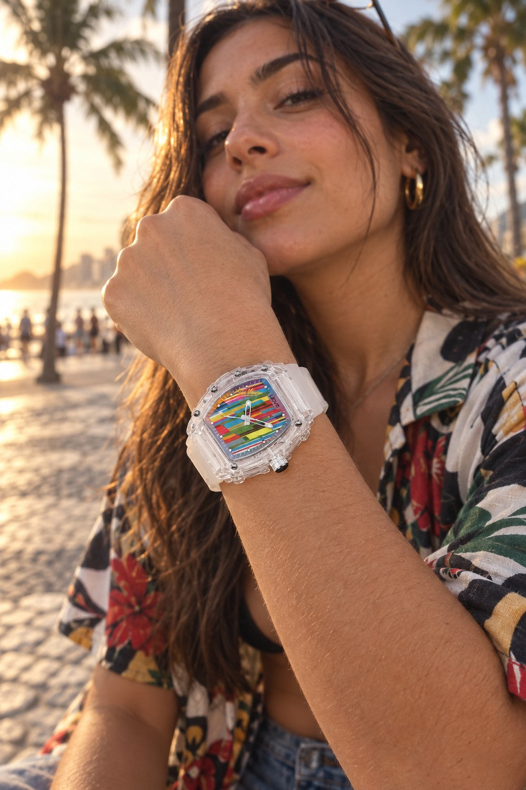 Saint Venice Prism White — no pulso